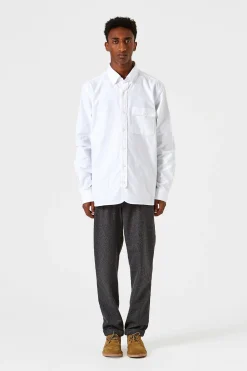 Shop Town Shirt Plain Off White Men Shirts