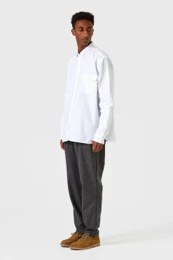Shop Town Shirt Plain Off White Men Shirts