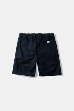 Cheap Travis Shorts Plain Navy Men Trousers