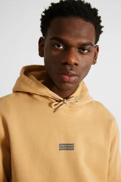 Shop Velo Hoodie Plain Caramel Men Sweatshirts
