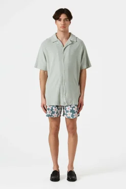 Shop Walsh Pocket Plain Khaki Men Swimwear