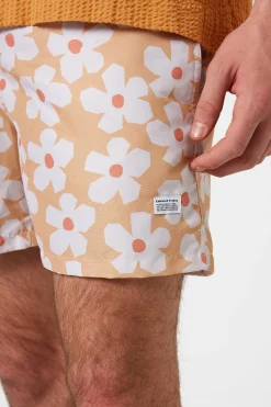 Outlet Walsh Pocket Plain Orange Men Swimwear