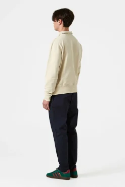 Hot Warm Up Plain Beige Men Sweatshirts