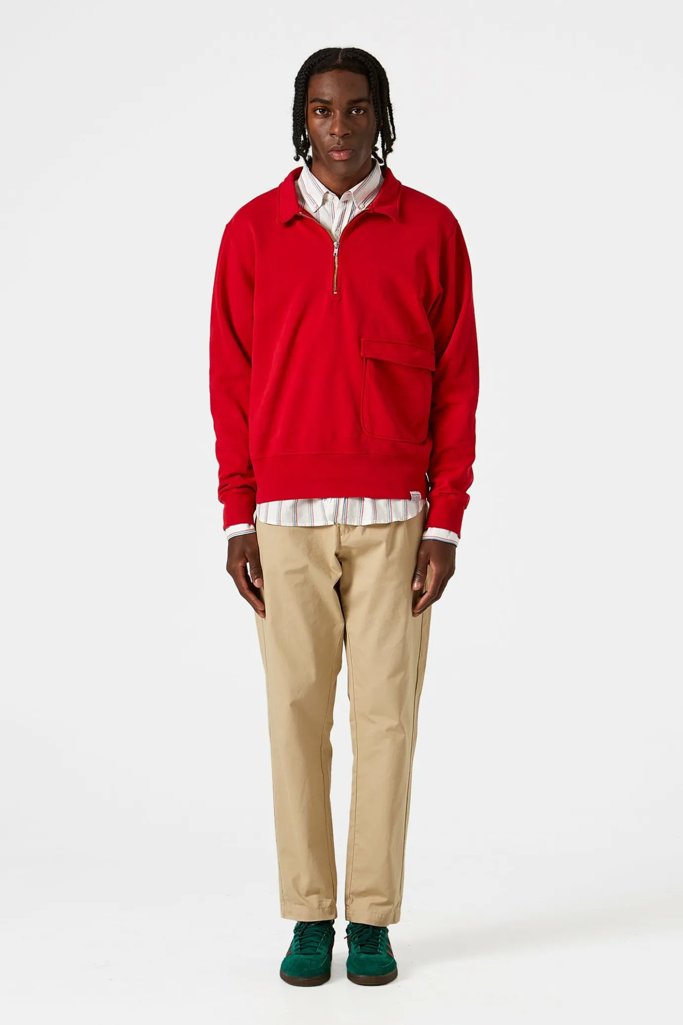 Best Sale Warm Up Plain Red Men Sweatshirts