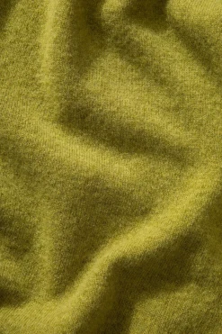 Store Wool Polo Plain Green Men Knitwear