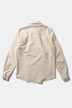 Sale Zipped Shirt Plain Beige Men Shirts